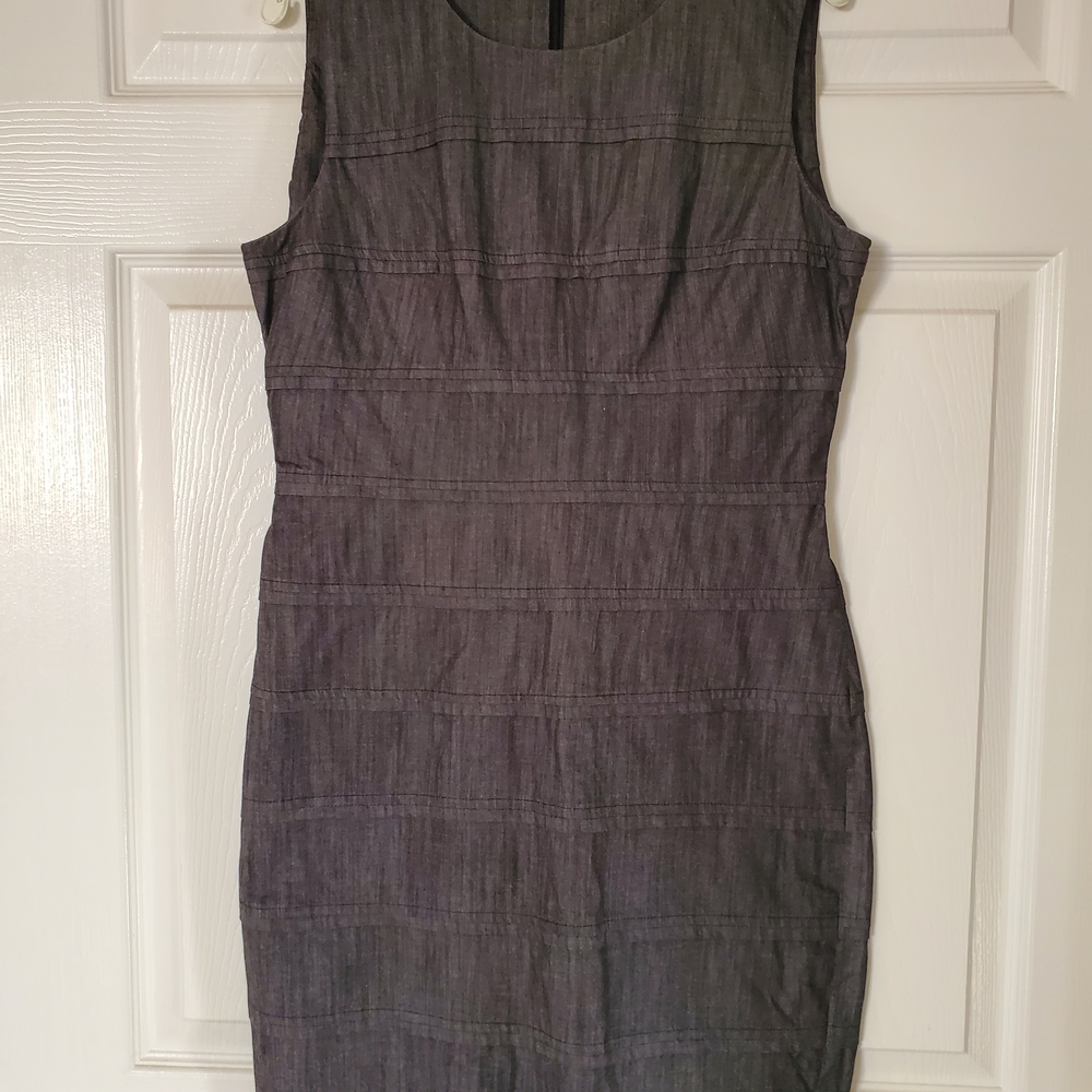 Calvin Klein Charcoal Sleeveless Mini Dress